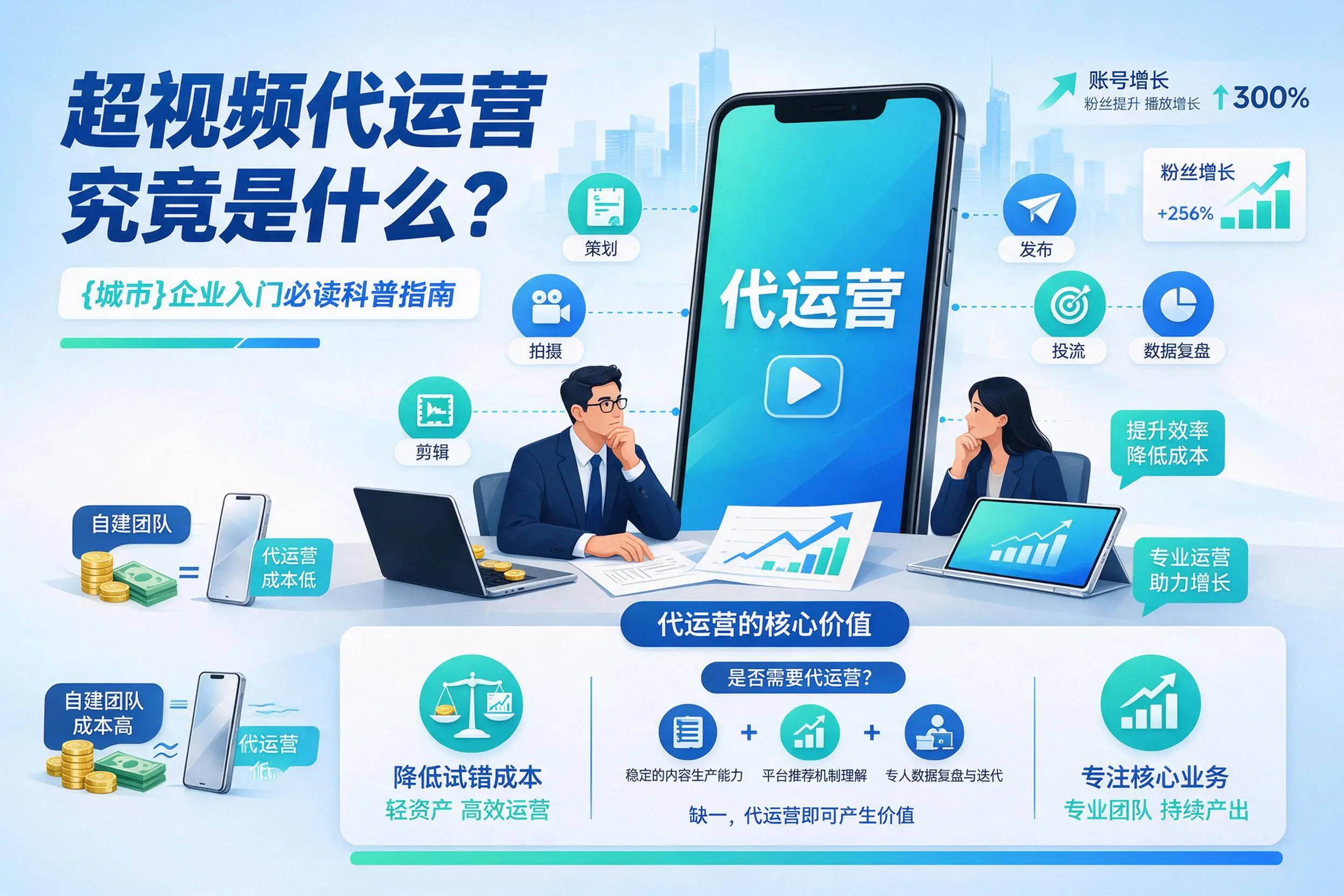 短视频代运营究竟是什么?伊春企业入门必读科普指南
