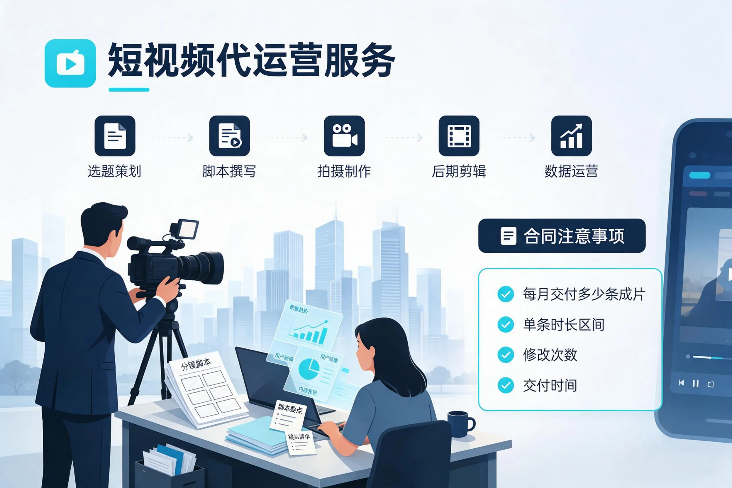 短视频代运营包含哪些服务?伊春企业常见问题科普