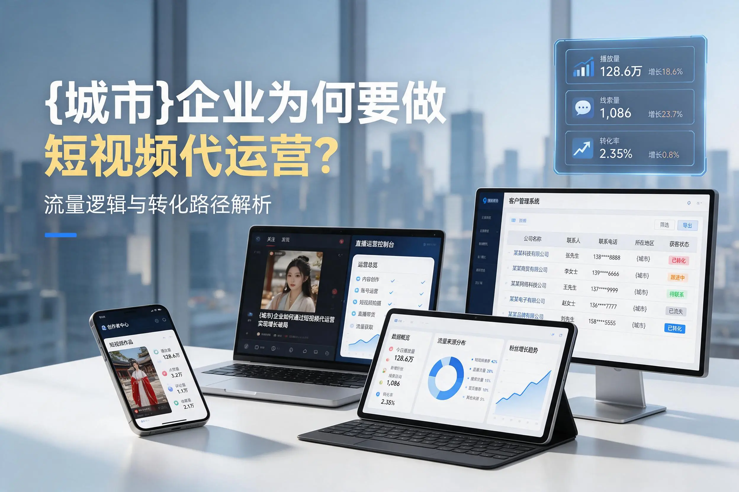 伊春企业为何要做短视频代运营？流量逻辑与转化路径解析