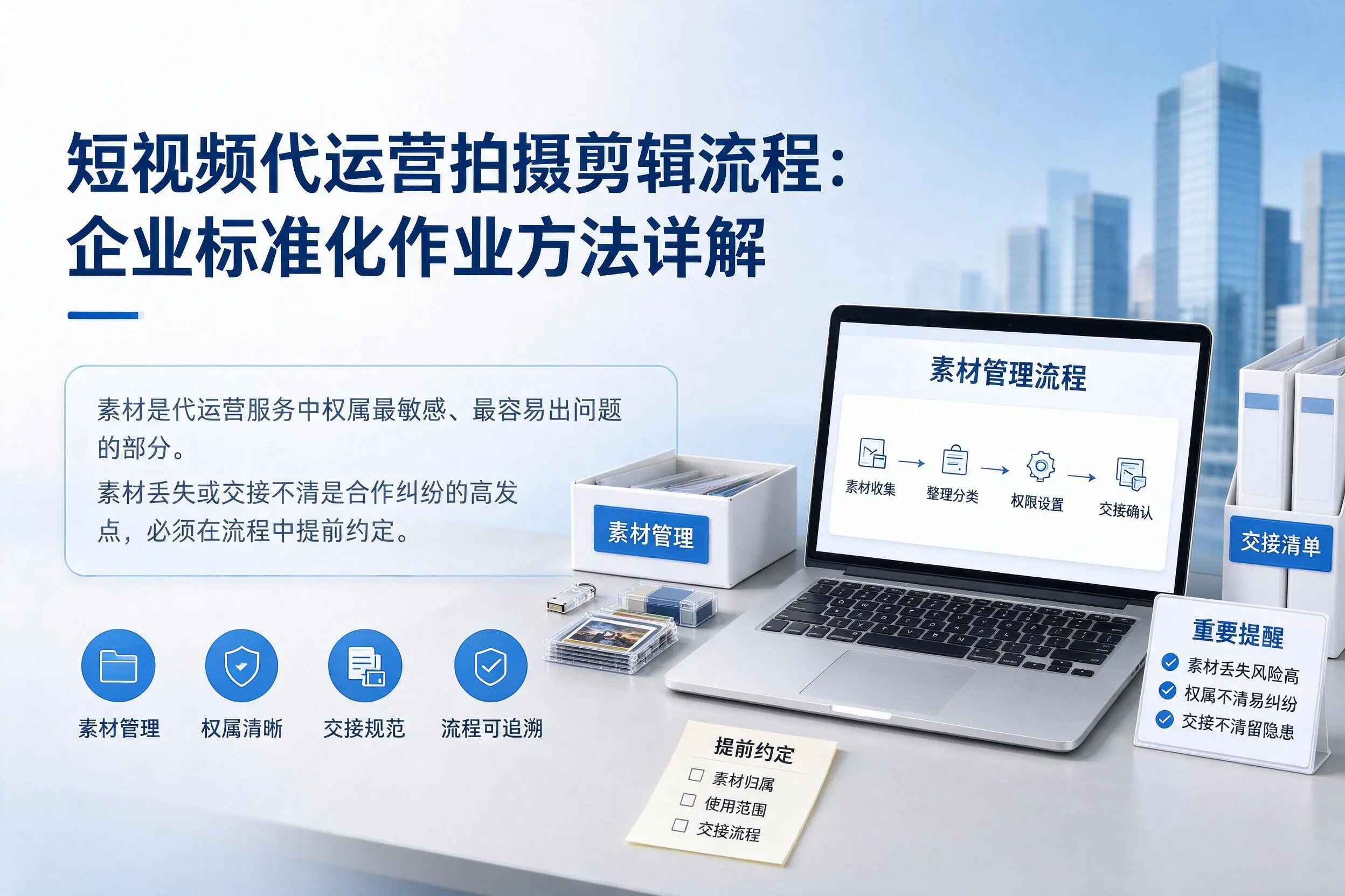 短视频代运营拍摄剪辑流程：伊春企业标准化作业方法详解