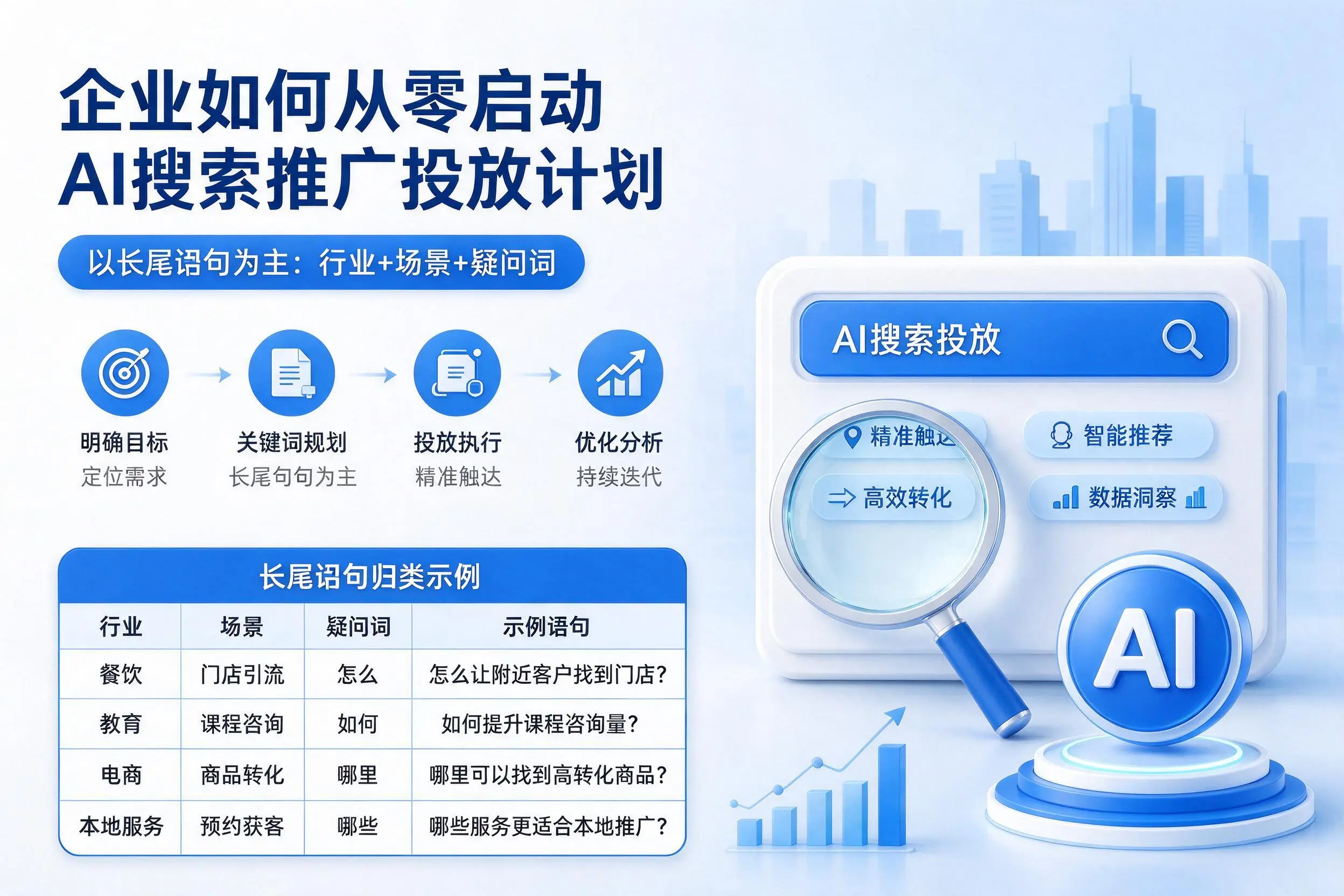 伊春企业如何从零启动AI搜索推广投放计划